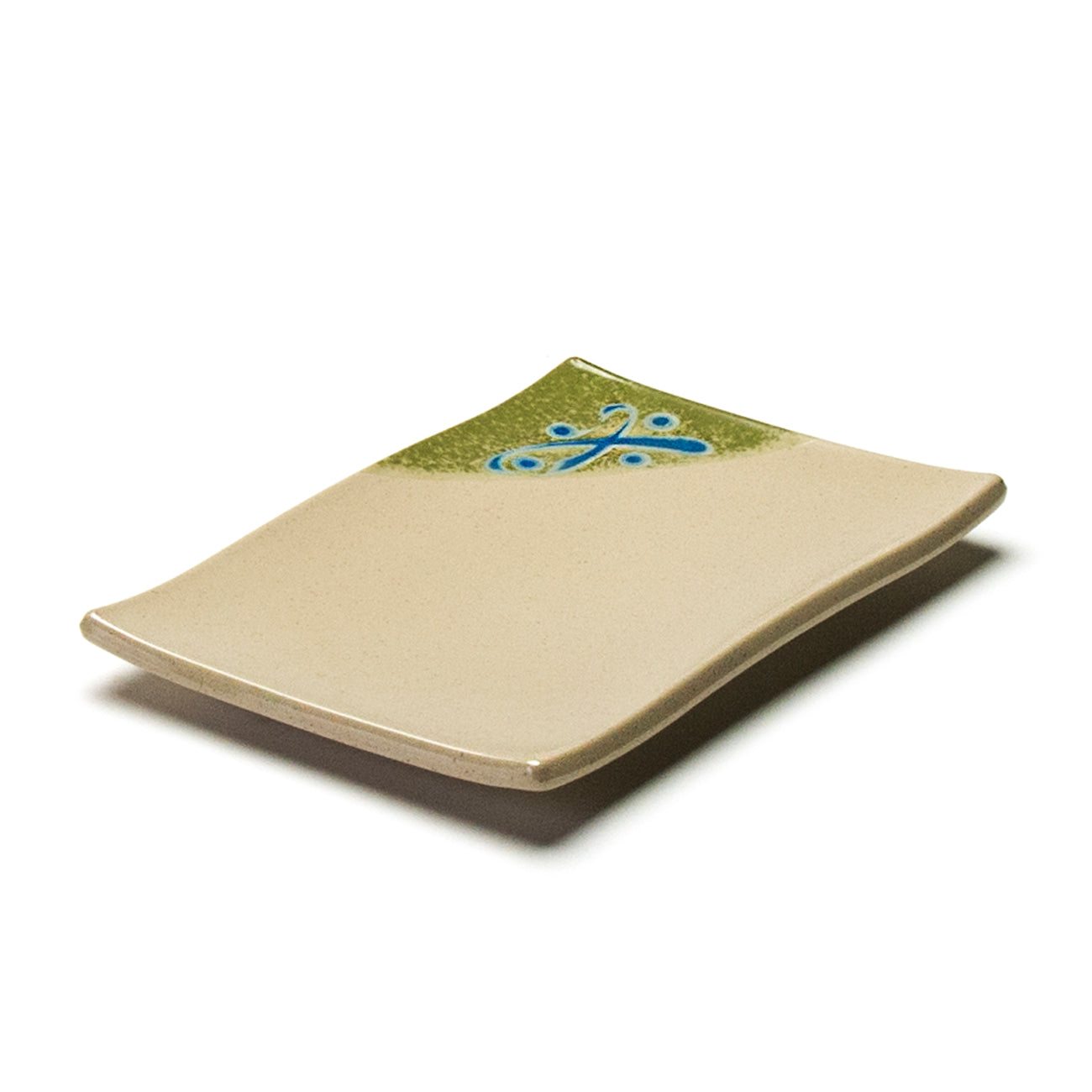 Melamine Rectangular Plate 8-3/8"X5-5/8", Green