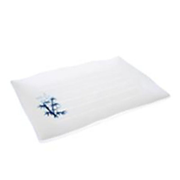 Melamine Rectangular Plate 13-1/2"x9", Bamboo