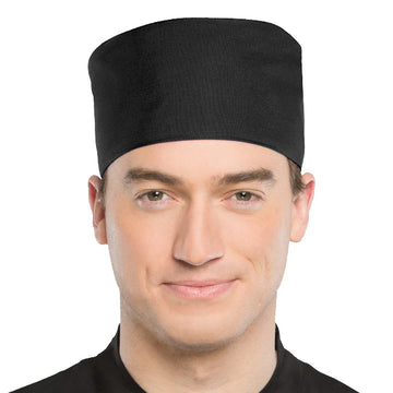 Chef Skull Cap Mesh Top, Black