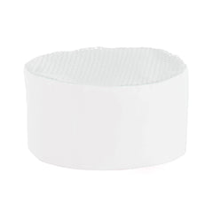 Chef Skull Cap Mesh Top, White