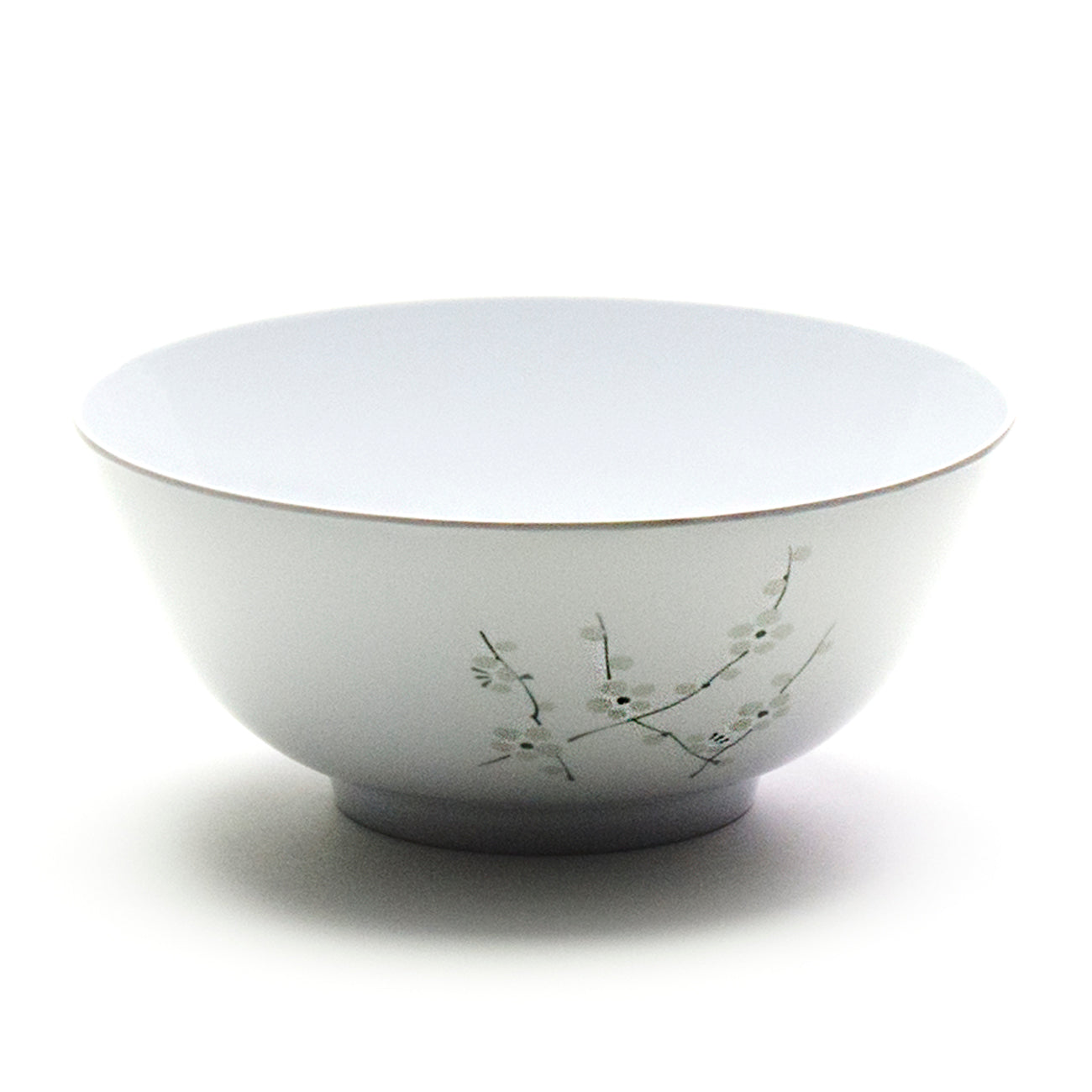7-3/4" Melamine Ramen Bowl, White Plum