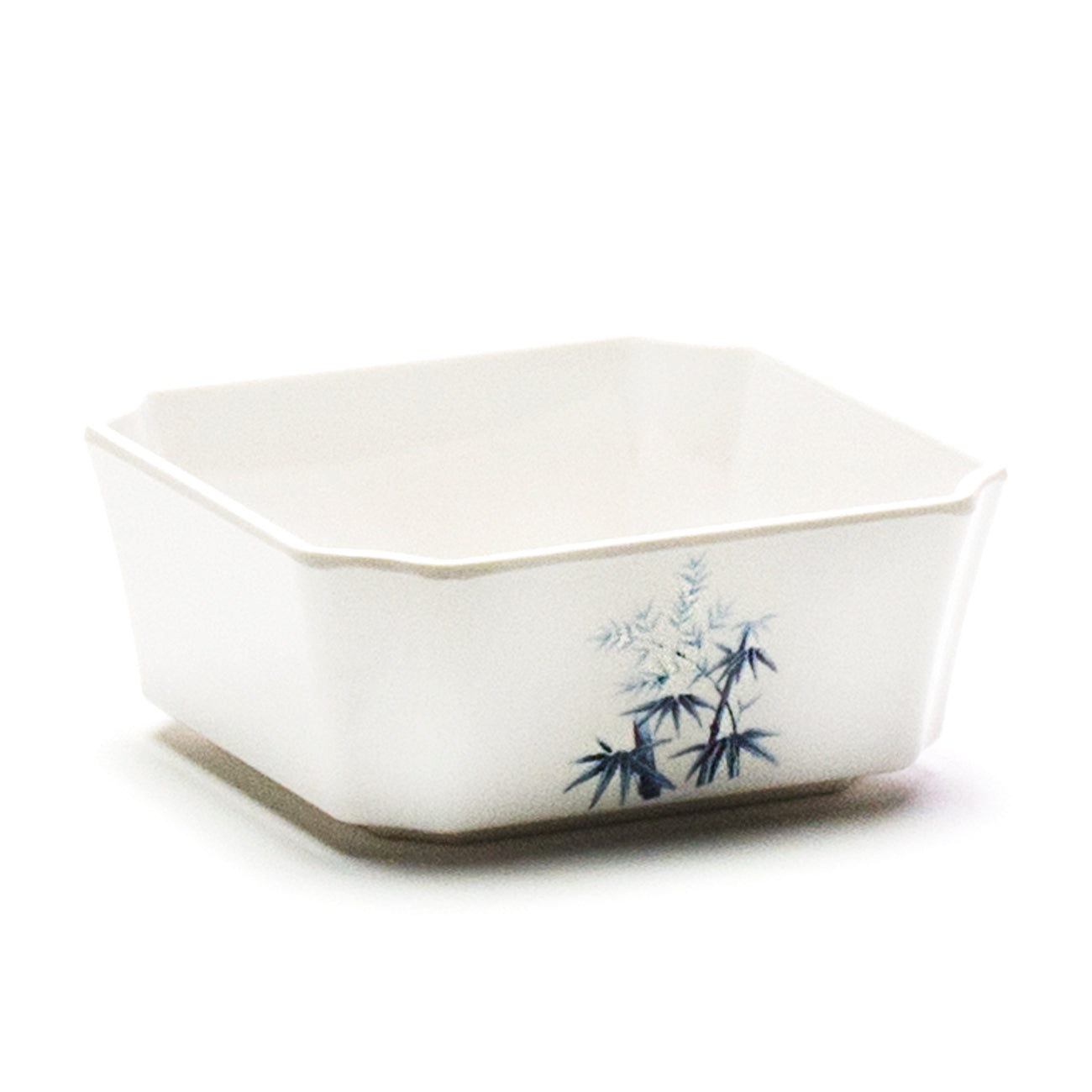 Melamine Square Sauce Bowl 5-3/8", Bamboo