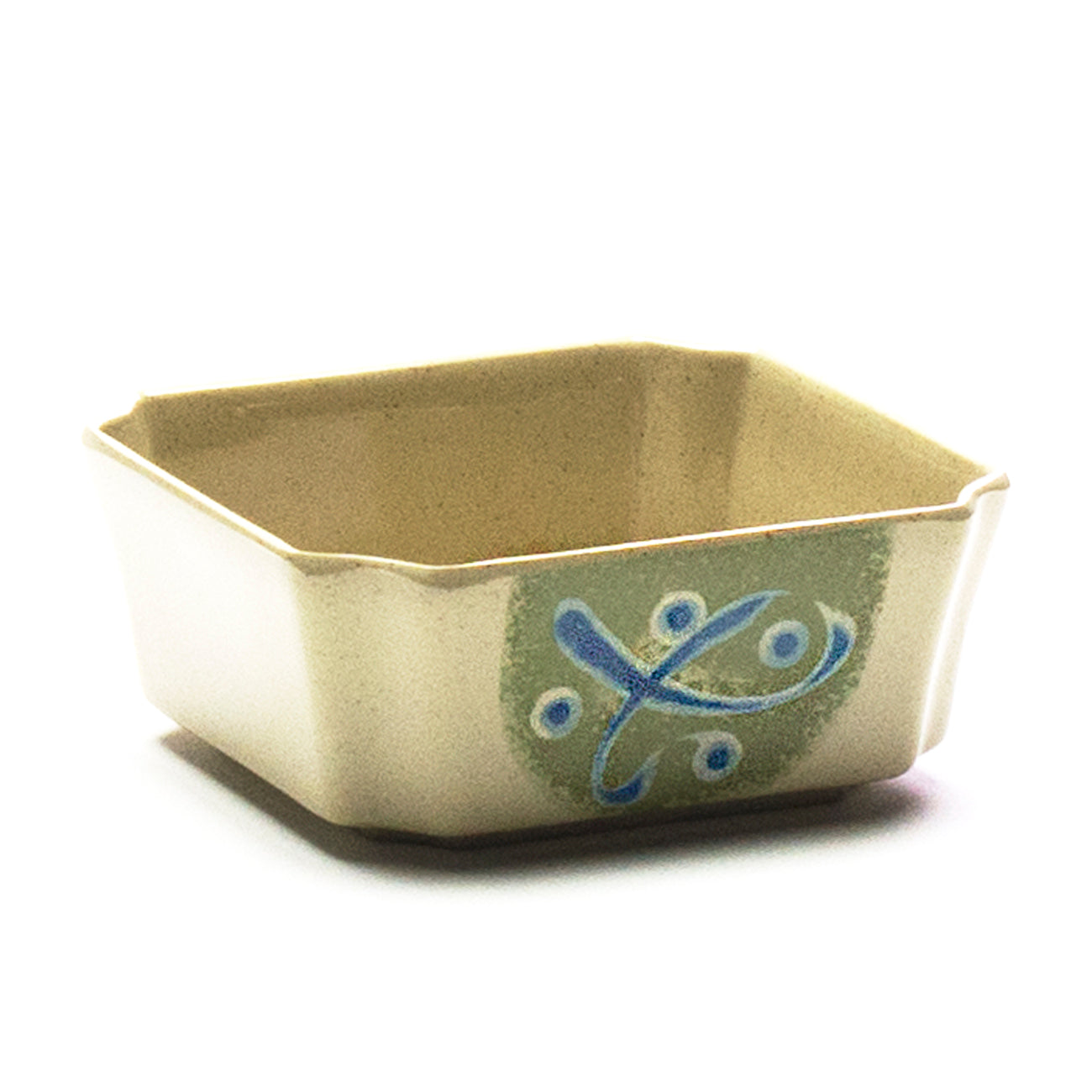 Melamine Square Sauce Bowl 5-3/8", Green