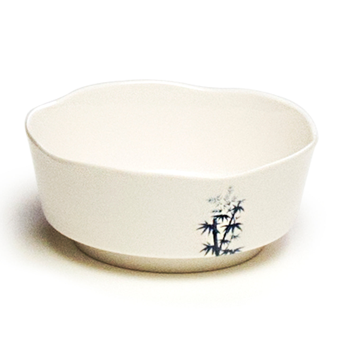 Melamine Petal Bowl 5-3/8", Bamboo