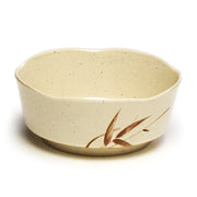 Melamine Petal Bowl 5-3/8", Autumn Grass