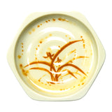 4" Melamine Hexagonal Sauce Dish 3oz, Gold Orchid