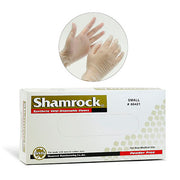 Gloves Disposable Powder Free Vinyl S.100pc , Clear