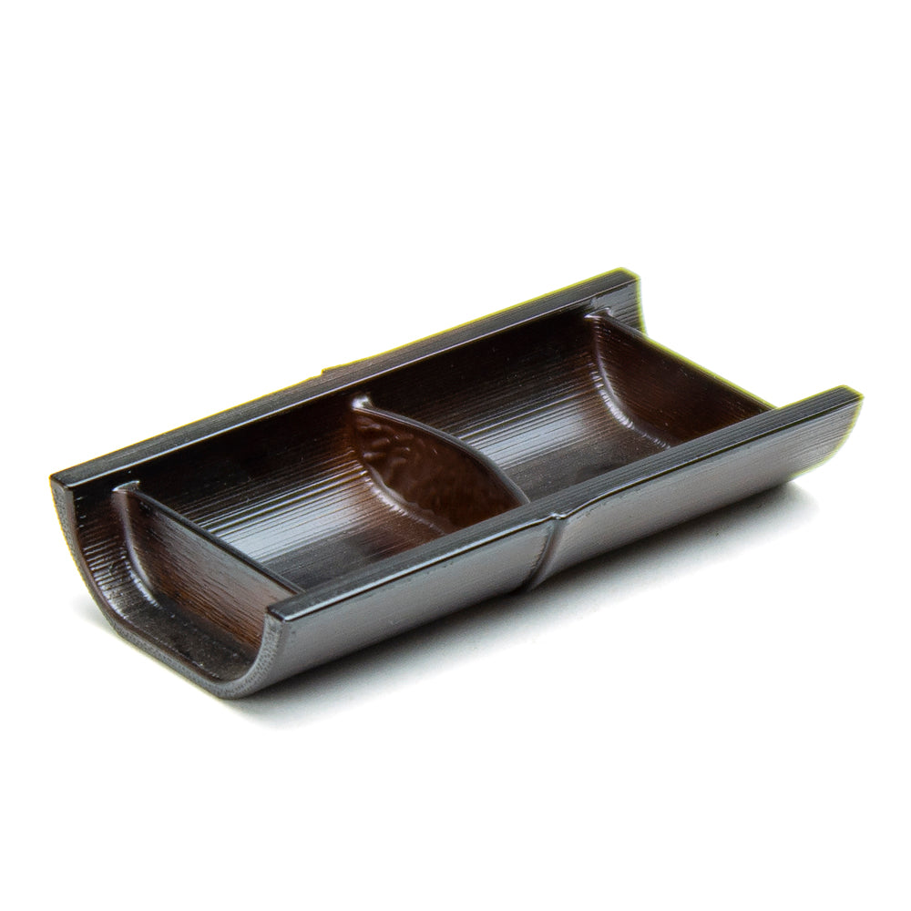 Melamine Twin Sauce Plate 4-3/4" X2-1/2"