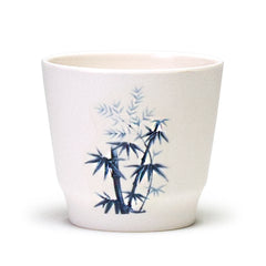 Melamine Teacup 3"H, Bamboo