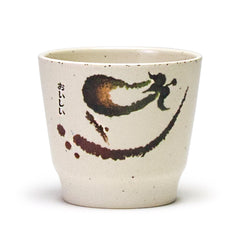 Melamine Teacup 3"H, Eggplant