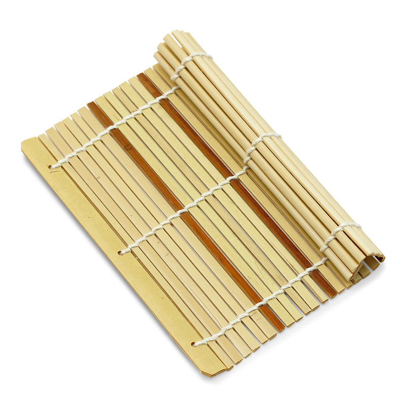 722388 bamboo soba mat — gently rolled construction