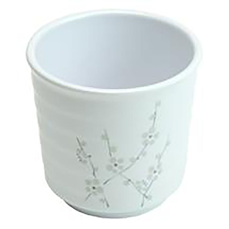 3½″ White Plum Melamine Teacup
