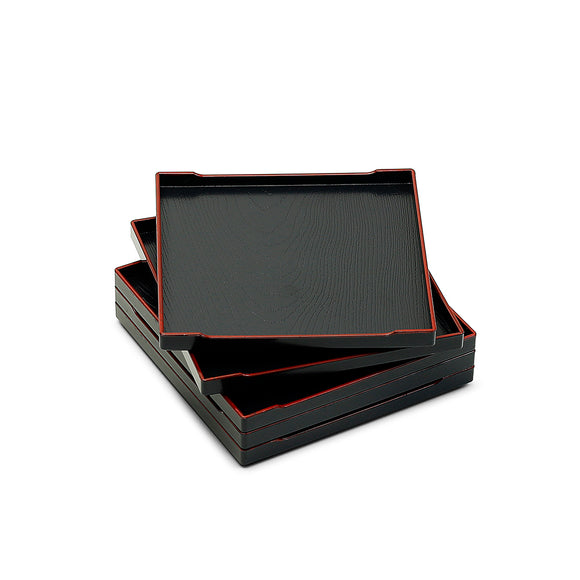 Square Stackable Lacquer Tray 5-1/4
