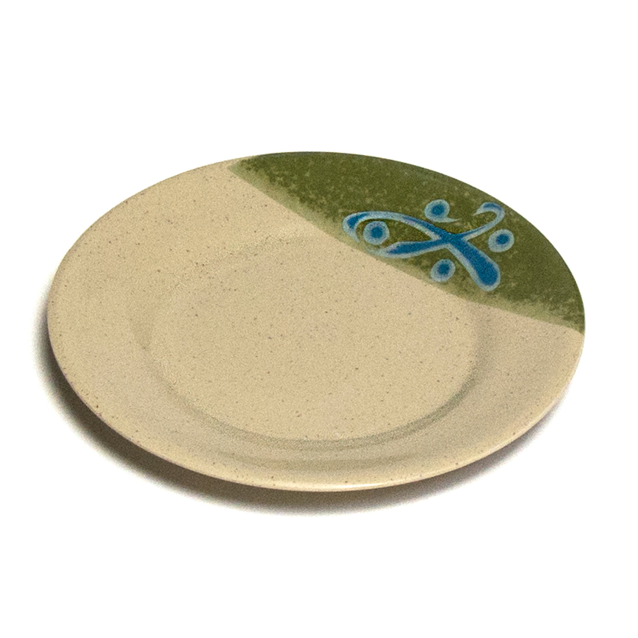 Melamine Round Plate 7", Green