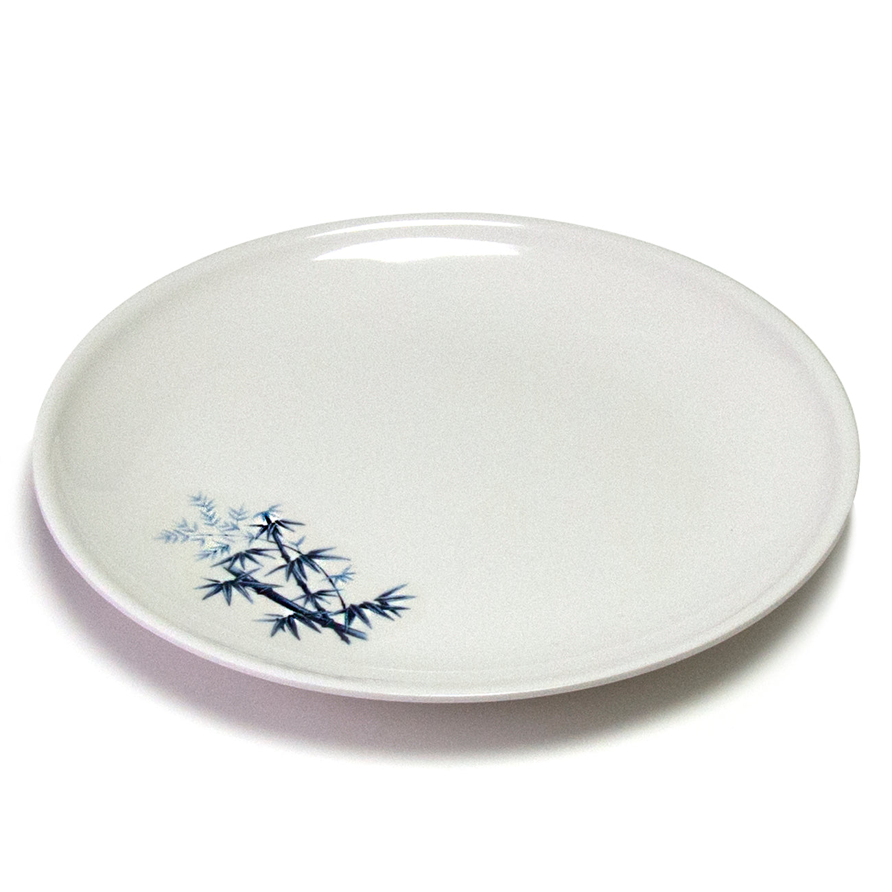 Melamine Round Plate 11-1/2", Bamboo