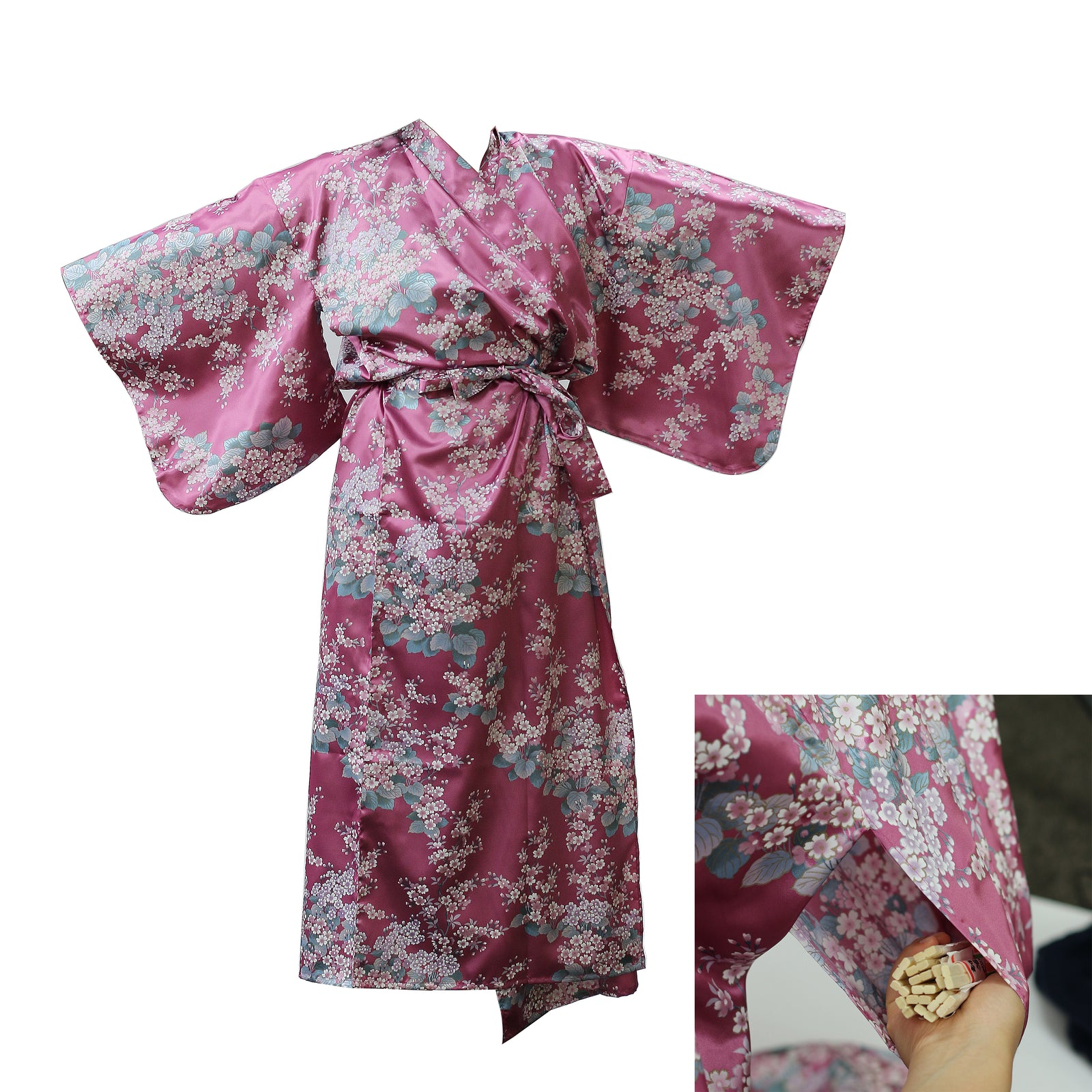 Kimono Py 56"L Primrose Rose, Pink
