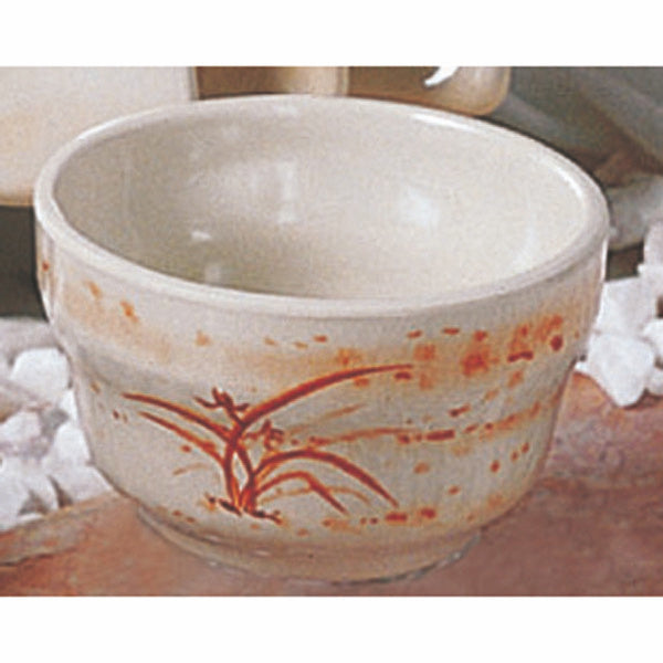3-1/4" Melamine Teacup, Gold Orchid 4oz