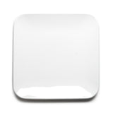 7.25" Square Plate, White Ceramic
