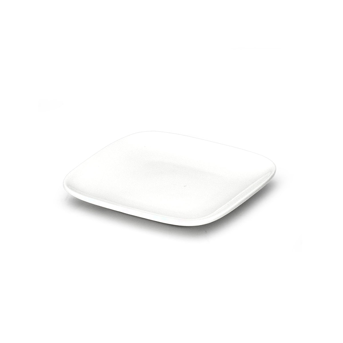 5-1/4" Square Plate White