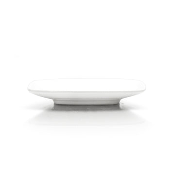 6-3/4" Square Plate, White Ceramic