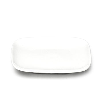 8-3/4" Square Plate, White Ceramic