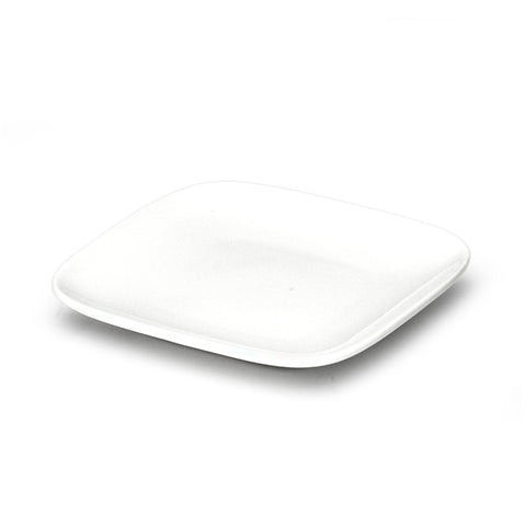 8-3/4" Square Plate, White Ceramic