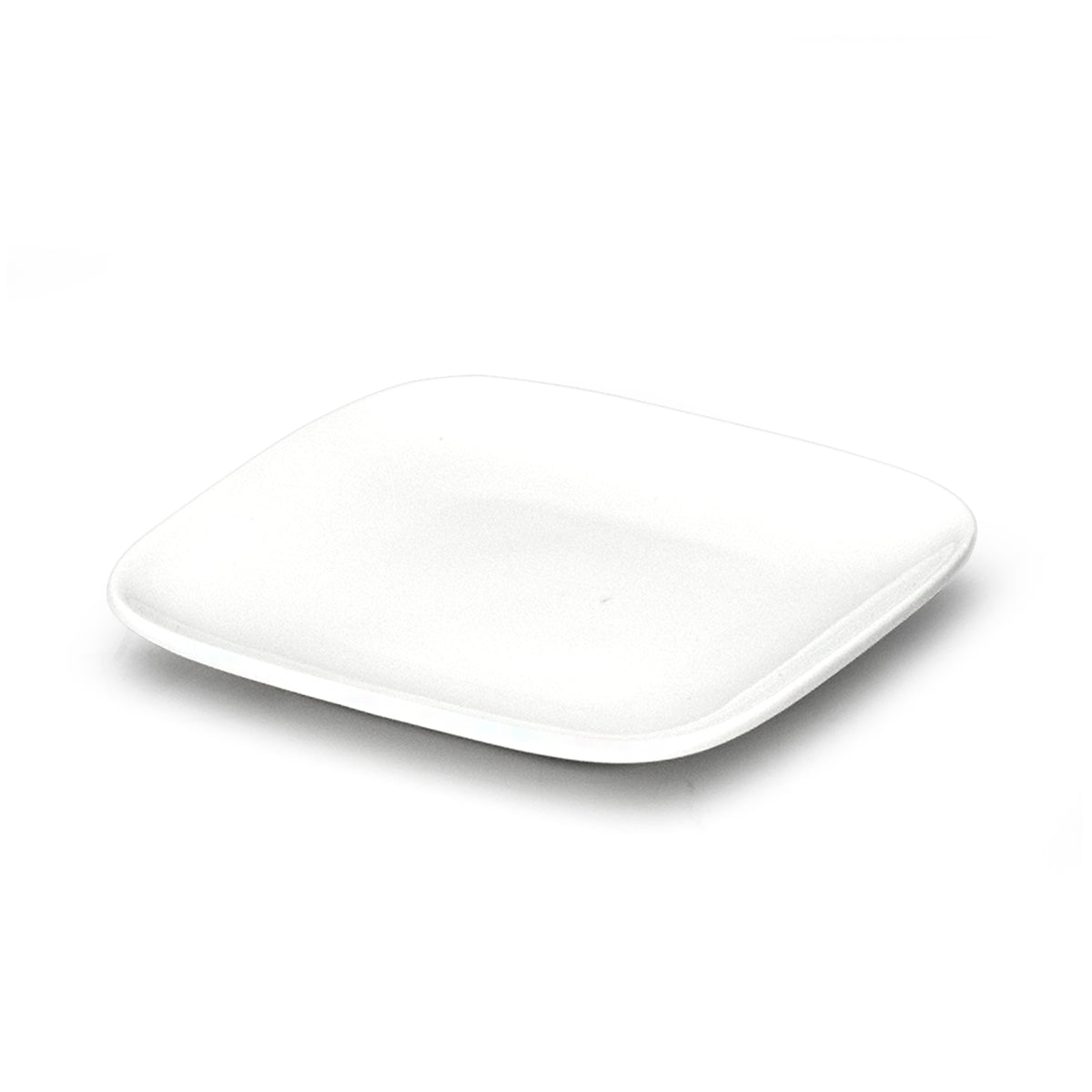 8-3/4" Square Plate, White Ceramic
