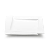 10" Square Plate , White