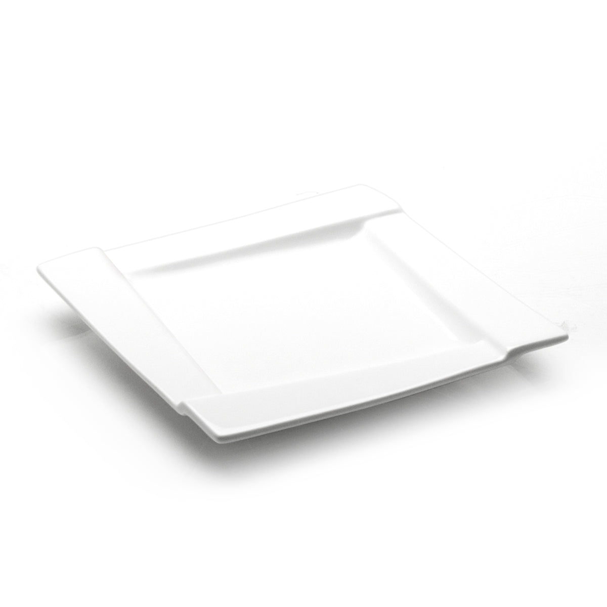 10" Square Plate , White