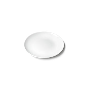 6-7/8" Round Plate, White Ceramic