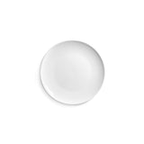 6-7/8" Round Plate, White Ceramic