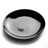 8" Round Plate, Black Ceramic