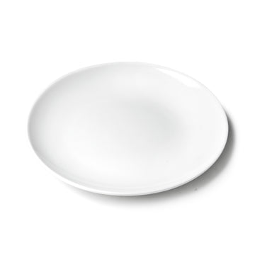 11-7/8" Round Plate, White Ceramic