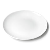 13" Round Plate, White Ceramic