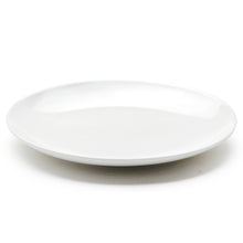 13″ White Ceramic Round Plate