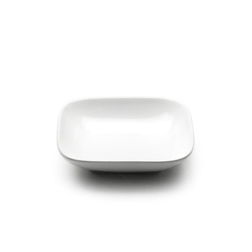 4"X1-1/8"H Square Plate White