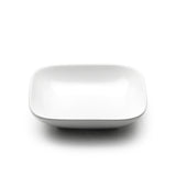 6"x1-1/4"H Square Plate, White Ceramic
