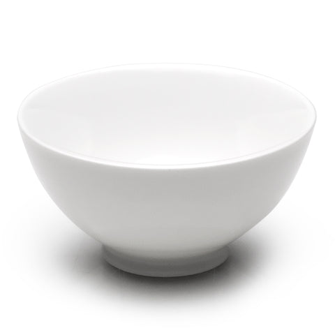 4-1/2"D Rice Bowl, White Ceramic