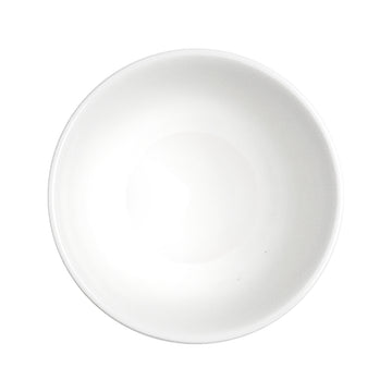 5"D Rice Bowl, White Ceramic