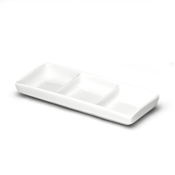 3-Compartment Sauce Plate 6
