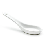 Soup Spoon 5-1/4", White Ceramic