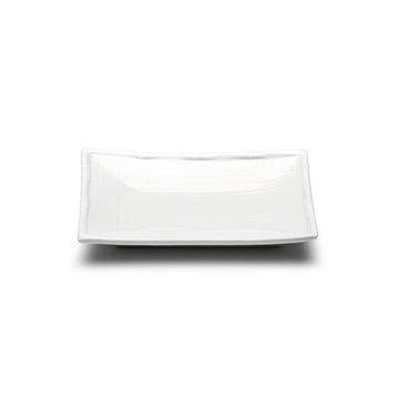 7"x5" Rectangular Plate, White Ceramic