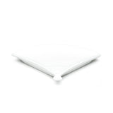 9-3/8"x7-1/4" Fan Plate , White Ceramic