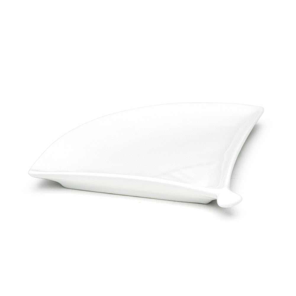 9-3/8"x7-1/4" Fan Plate , White Ceramic