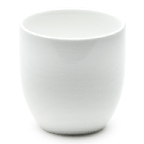 Tea Cup 3", White Ceramic