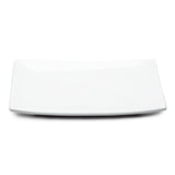 11-3/4" Rectangular Plate, White Ceramic