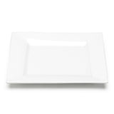 7-3/8" Square Plate, White Ceramic