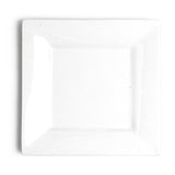 7-3/8" Square Plate, White Ceramic