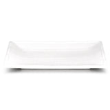 11"x7-7/8" Rectangular Plate, White Ceramic