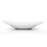 11-3/4" Round Deep Pasta Plate, White Ceramic